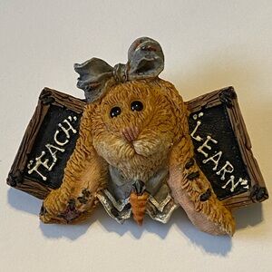 Boyd’s Bear Teach and Learn Rabbit Brooch Pin